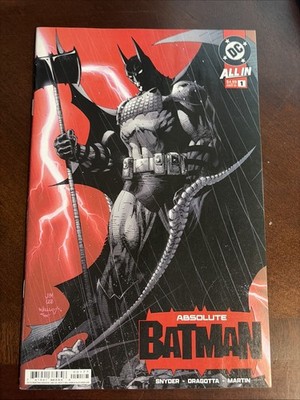 ABSOLUTE BATMAN #1 Jim Lee 5th Print Variant Cover C UNREAD DC
