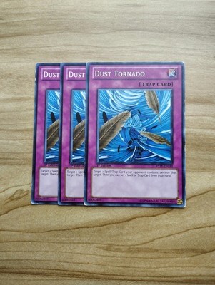 Yu-Gi-Oh! - Dust Tornado 3x - Full Playset Of Cards