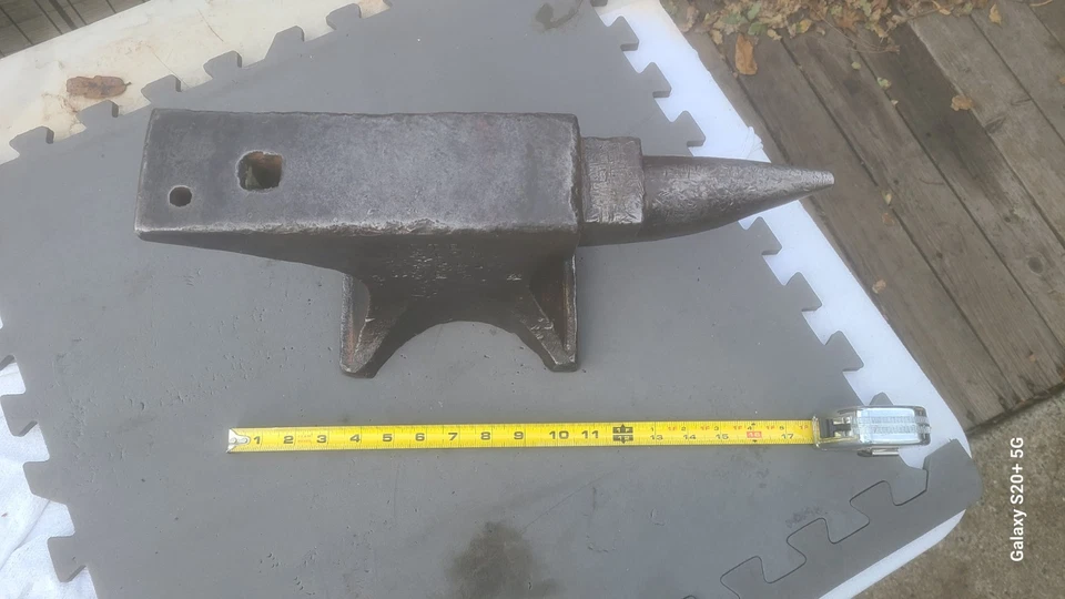 Antique 1800's Peter Wright 56 Pound Anvil Blacksmith Tool Forging Knife Making - Image 3 of 4