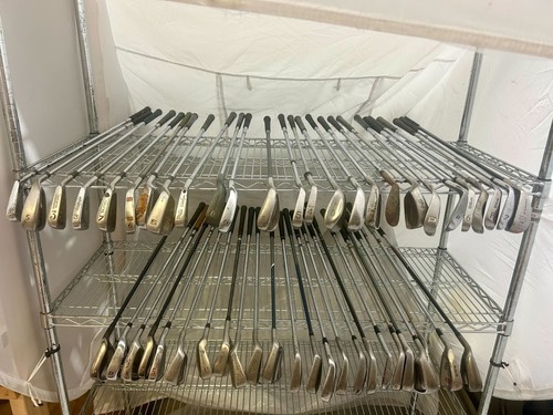 Wholesale Lot of 50 Golf Clubs - Right and Left-Handed - Wilson assorted Irons