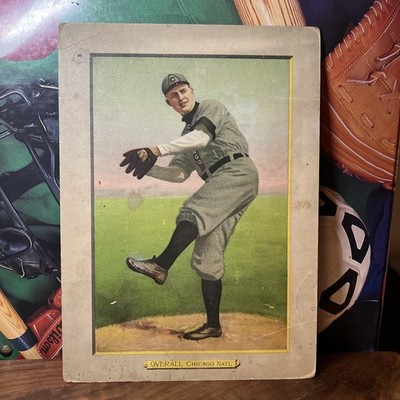 1911 T3 Turkey Red Cabinet Orval Overall #32 Checklist back lower grade Gd/vg