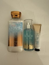 Bath And Body Works Gift Set At The Beach Body Lotion Fragrance Mist Hand Cream