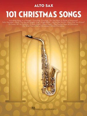 101 Christmas Songs Alto Sax Sheet Music Songbook Holiday Classics for...