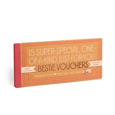 Knock Knock Fill in the Love Bestie Vouchers, Book of 15 Unique Best Friend Coup