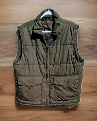 PBX Basics Mens Puffer Vest Size Large Sage Green EUC