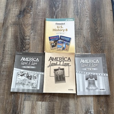 Abeka America Land I Love Student w. Keys, Activity Key, Homeschool / School