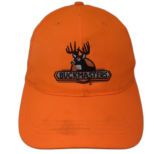 Paramount Outdoors Baseball Cap Orange Black OS Buckmasters Slideback Hunter Hat