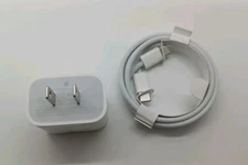 NEW! Genuine Apple 20W USB-C Fast Charger w/ 3ft USB-C to USB-C