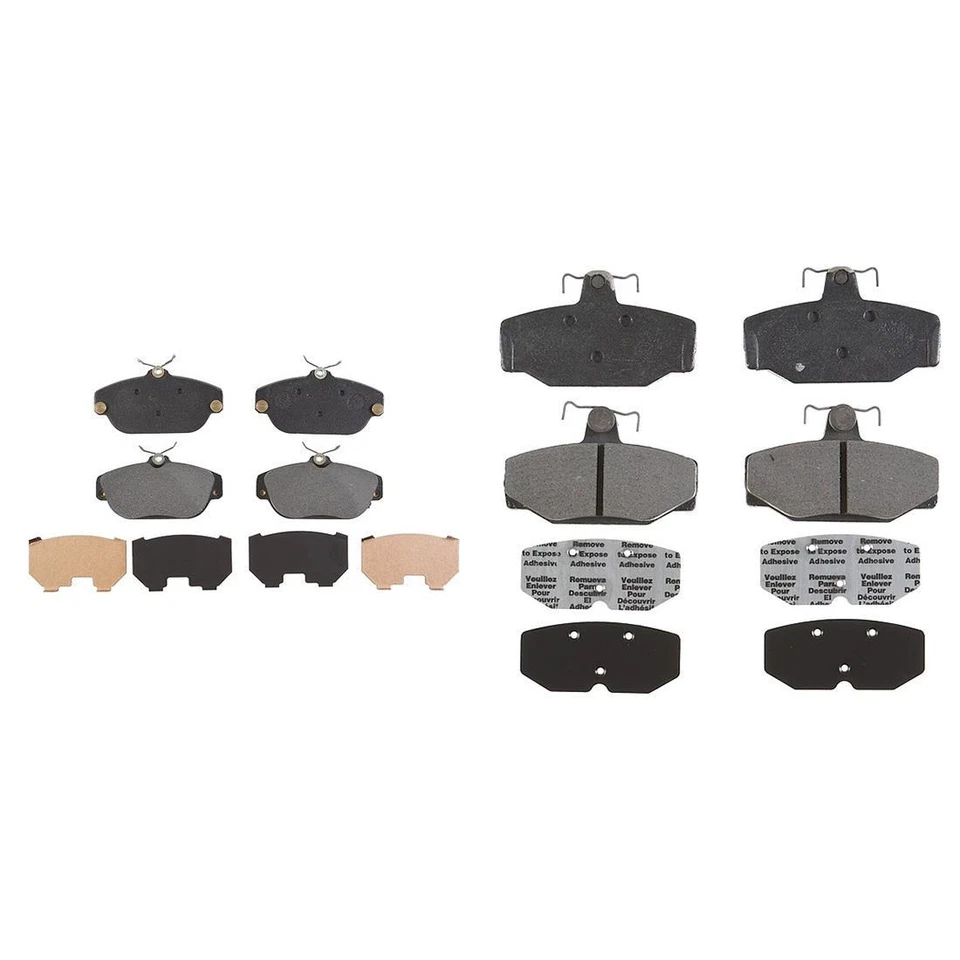 Pastillas de freno metálicas Element3 delanteras y traseras Volvo 940 1994 - Raybestos Foto 4 de 4