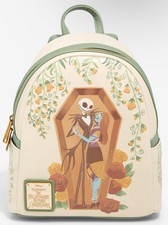 Loungefly The Nightmare Before Christmas Floral Sally&Jack Coffin Mini Backpack