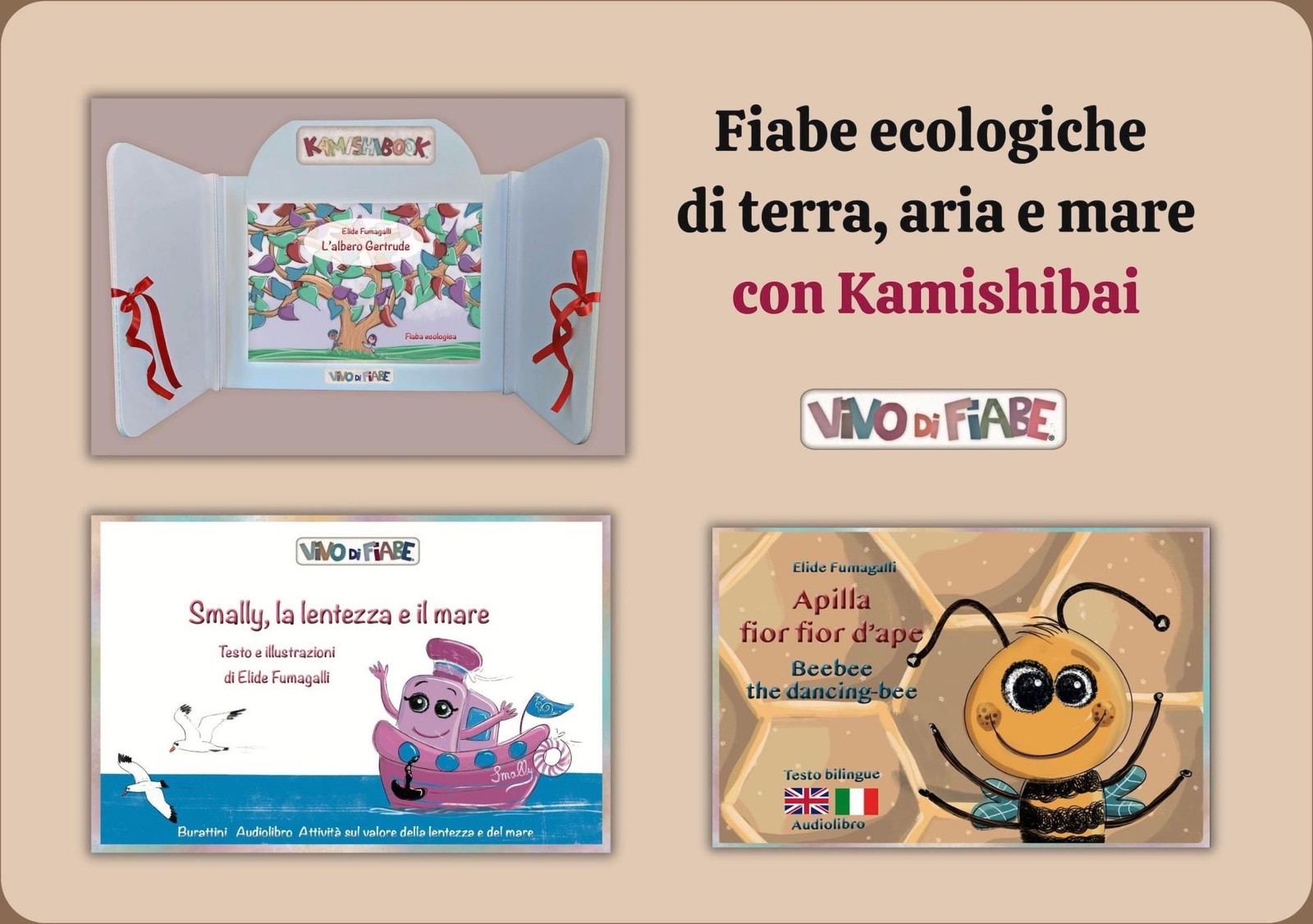 Libri Elide Fumagalli - Fiabe Ecologiche Di Terra, Acqua Ed Aria. Con Kamishibai