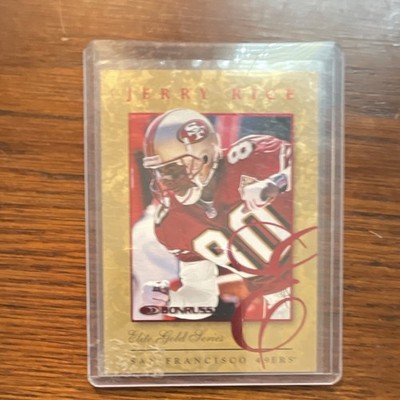 Donruss 1997 Elite Series Gold /2000 Jerry Rice 49ers #10 Football Card