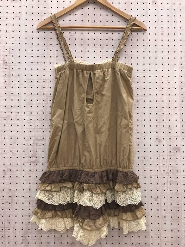 MORI-KEI LIZ LISA Ribbon Tiered Ruffle Cami Dress From Japan - Picture 2 of 16
