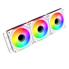 Computer Case Fans Reverse 120mm ARGB - 5V 3Pin PWM Daisy Chain, Infinity Mir...