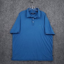 Tommy Bahama Island Zone Golf Polo Shirt Mens XL Blue Short Sleeve Performance