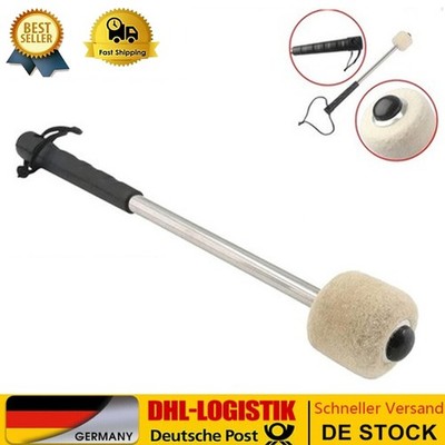 4X Trommel Schlägel mit Filzkopf für Marching Band Bass Drum Skid Resistance