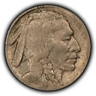 1914 5c Indian Head Buffalo Nickel - AU+ - SKU-Y6166