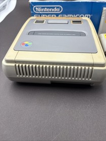 Nintendo Super Famicom SFC Console BOX &2 games  Mario Kart Super Mario All Star
