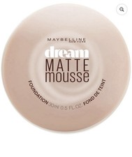 Maybelline Dream Matte Mousse Foundation, Sandy Beige, 0.64 oz.