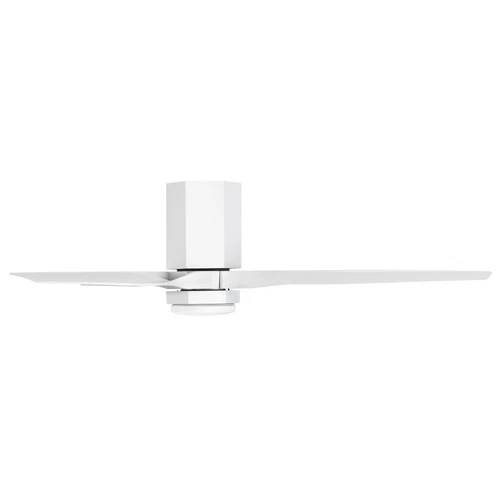 Hinkley Lighting - Facet - 3 Blade Flush Mount Ceiling Fan with Light Kit-12 - Picture 2 of 4