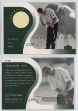 2001 Upper Deck Tour Threads Fred Couples #TT-FC
