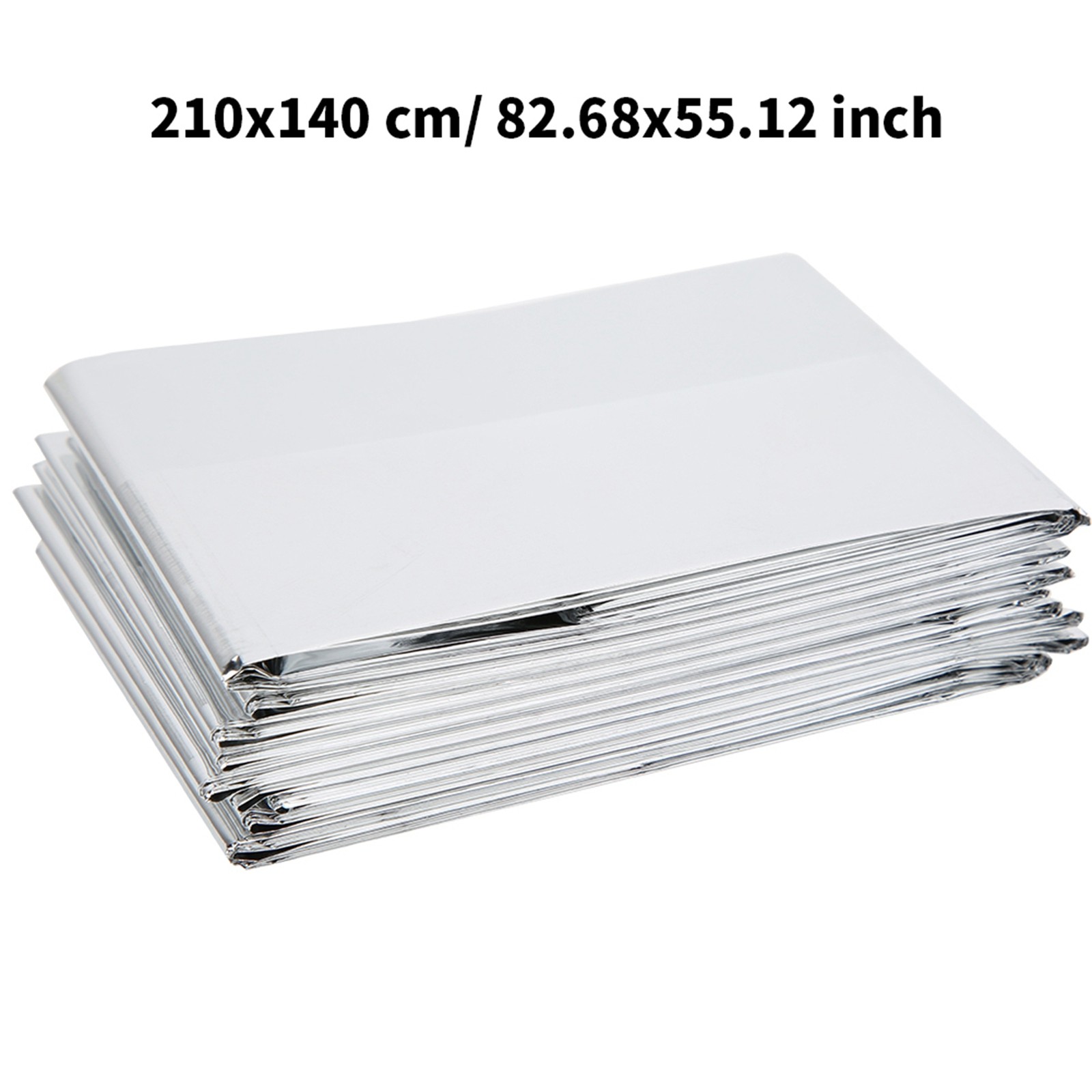 5PCS Outdoor Waterproof Emergency Survival Heat Reserve Reflective Blanket KRI✈️