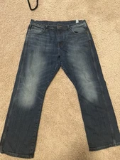Wrangler Jeans Co Men's Jeans Relaxed Boot Size 36x30 Faded