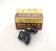 Vintage Williams Rear Receiver Peep Sight 5d 49 Ithaca Saddle Gun Wbox Screws