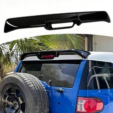 For Toyota Fj Cruiser 2007-2021 Gloss Black Roof Spoiler Tail Lip Wing Bar Trim For Toyota Fj Cruiser 2007-2021 Gloss Black Roof Spoiler Tail Lip Wing Bar Trim