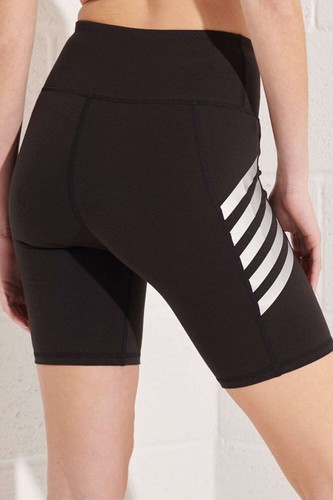 Womens Superdry Biker Shorts Lifestyle Cycle Shorts - Black NEW - Picture 3 of 3