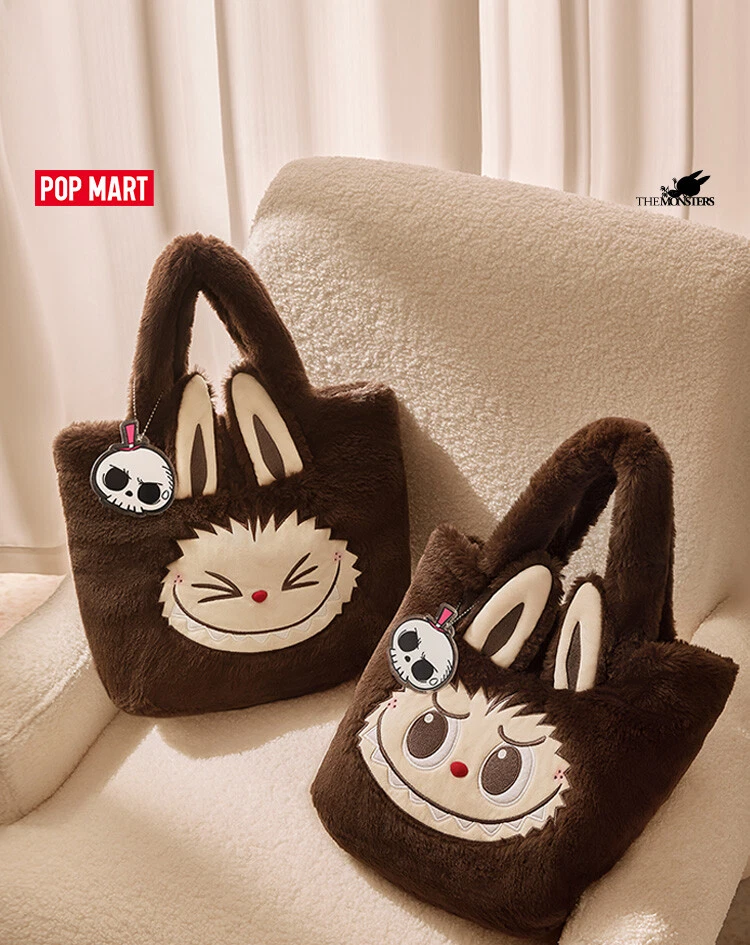 POPMART The Monsters Plush Reversible Bag Popland Exclusive Art