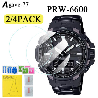 #ad 2PCS 4PCS HD Clear Screen Protector Tempered Glass For Casio PRW 6600 $14.49
