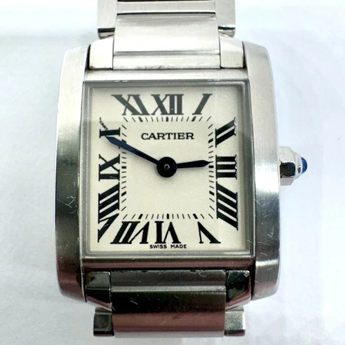 Cartier Tank Française 3217 Stainless Steel! (WMP012475)