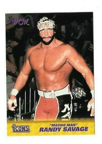 MACHO MAN RANDY SAVAGE 1998 TOPPS WCW NWO ICONS CARD 66 FREE SHIPPING 