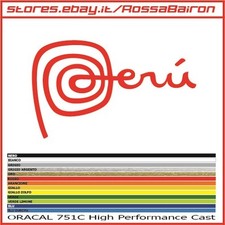 1 AUTOCOLLANT COMPATIBLE PÉRU' mm.100 x 60