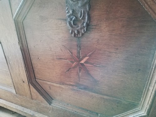 Truhe Eiche Antik Anno 1771 - Bild 4 von 12