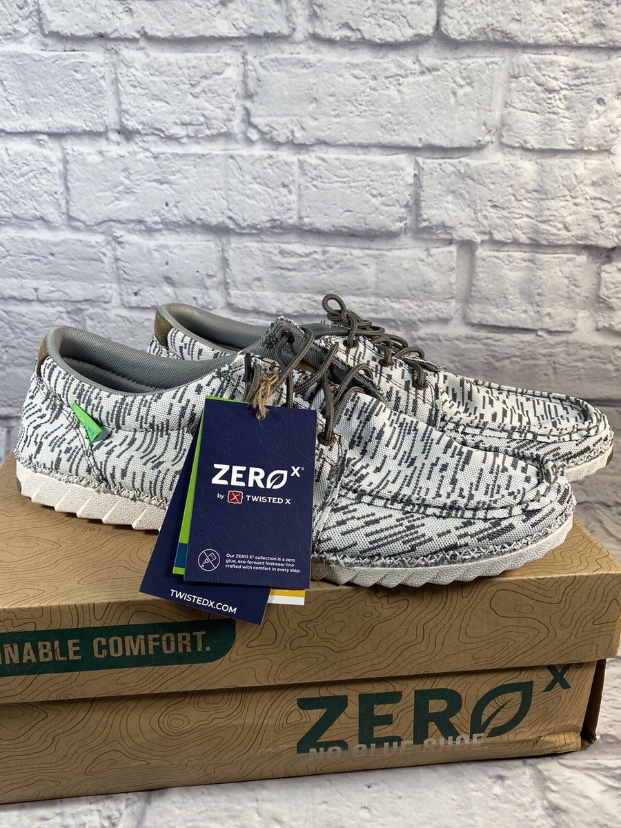 Twisted X Casual Shoes Mens Zero-X Lace Up Sz 12 M White  display picture 1