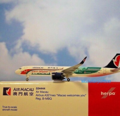 Herpa Wings 1:500 Airbus A321neo  Air Macau  B-MBQ  534444  Modellairport500