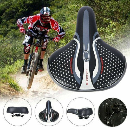 1xCOMFORT BIG BUM SPRUNG BIKE/BICYCLE SADDLE MENS/LADIES CYCLE LARGE SEAT USEFUL - Picture 5 of 12