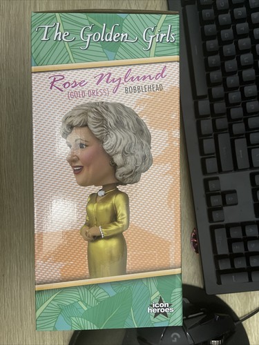 Abito SDCC 2019 Icon Heroes Golden Girls rosa nylon oro 8" Bobblehead nuovo con scatola - Foto 4 di 7
