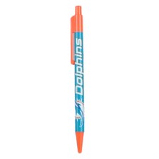NFL Miami Dolphins Bolígrafos Escuela Oficina Color Bolígrafo Verde azulado Naranja Paquete de 4 Coleccion