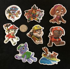 Scrapbook / Water Bottle Lot of 8 Paw Patrol Stickers