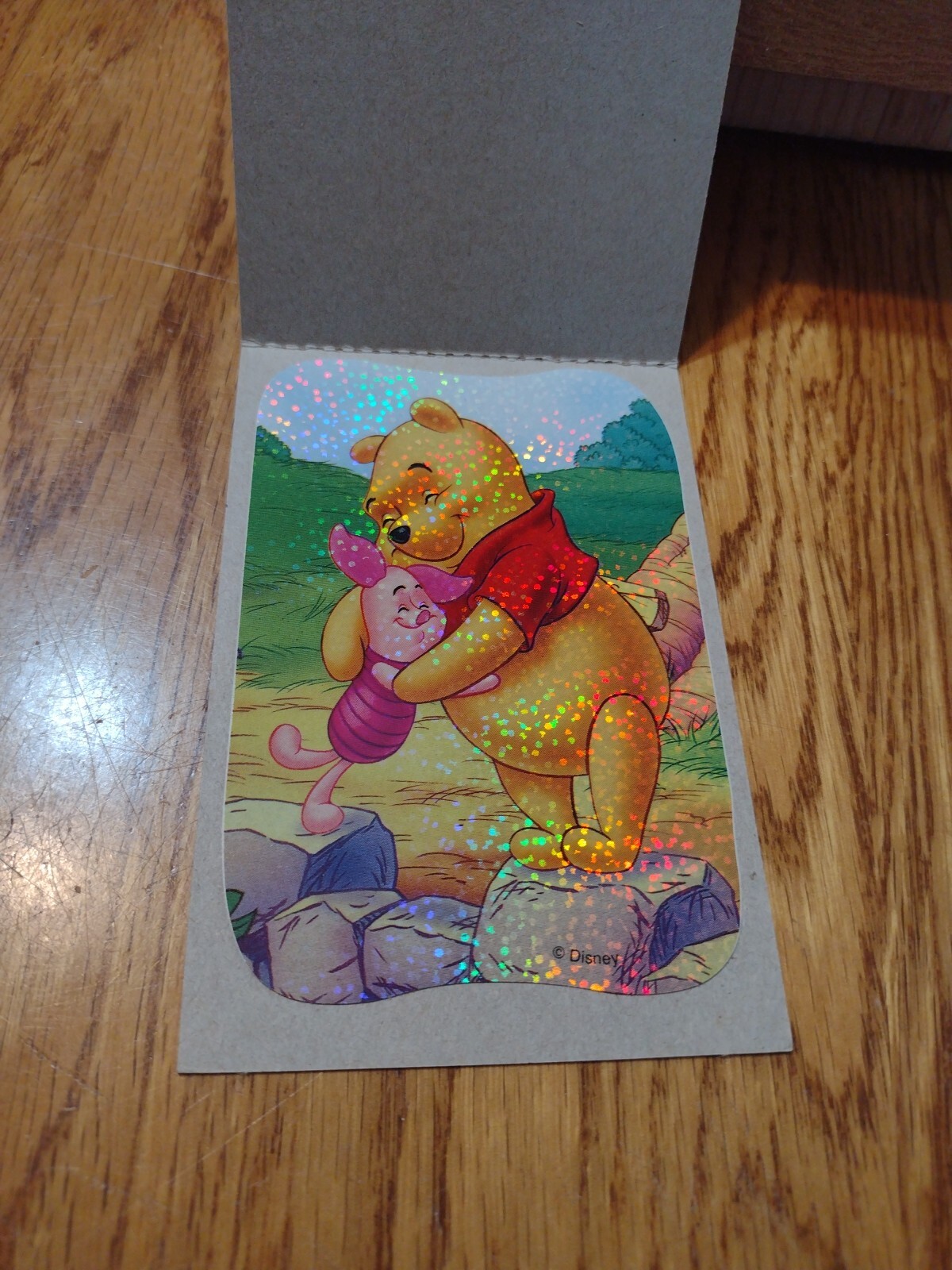 Vtg. Disney Winnie The Pooh Vending Machine sticker. Series 3. 11 of 12. STS38