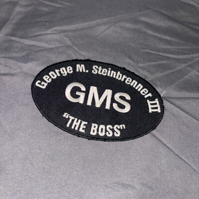 NEW YORK YANKEES GEORGE STEINBRENNER III THE BOSS GMS MEMORIAL PATCH