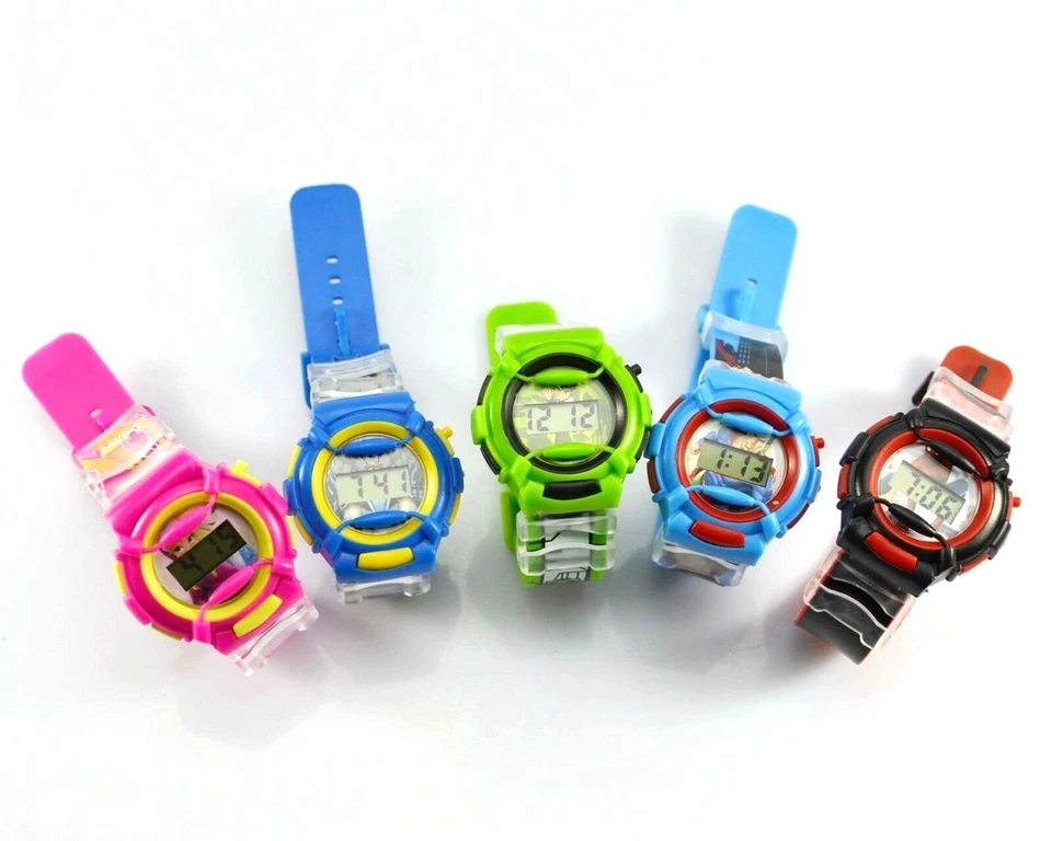 AU Kids Boy Girl Date 12 Hour Digit Quart Wrist Watch Gift Batman Princess Hero - image 2 of 4