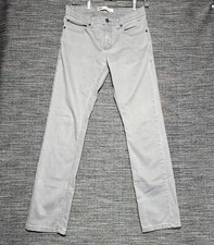 Vintage Levi's 511 Slim Fit Boyfriend Chino Trousers Gray W29 L29