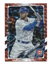 /299 Orange Foil 2021 Topps Update #US291 Eric Sogard Chicago Cubs Baseball Card