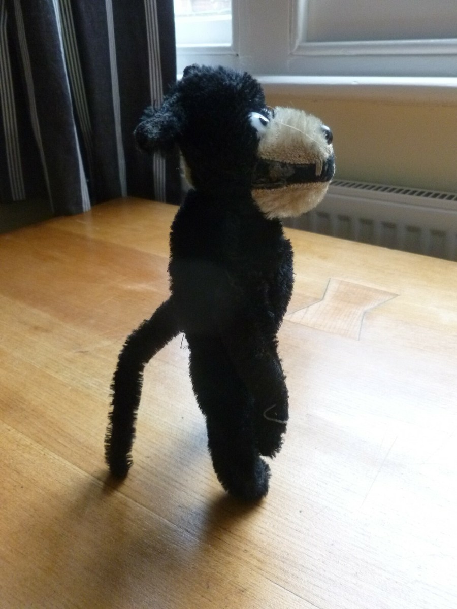 Ancienne Peluche Felix Le Chat - Mohair - Jouet Rare Des Années 1920 - Vintage