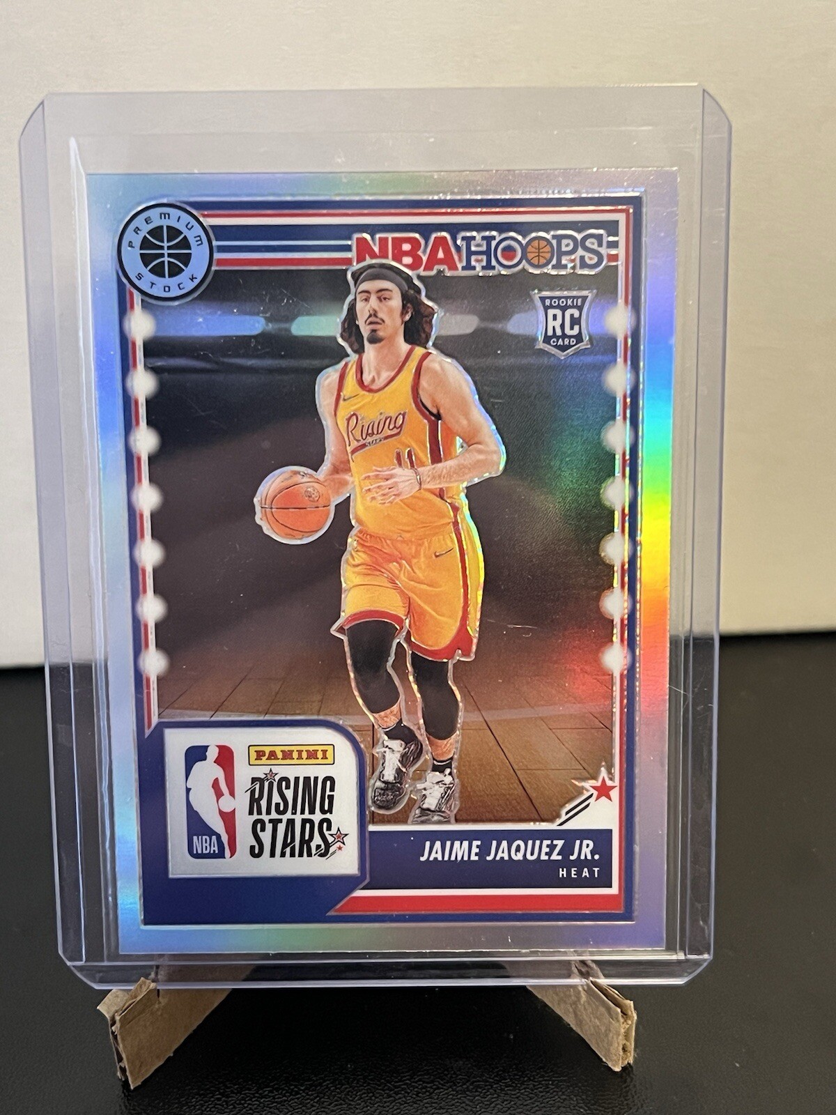 2023-24 NBA Hoops Premium Stock Rising Stars Silver Prizm Jaime Jaquez Jr. RC