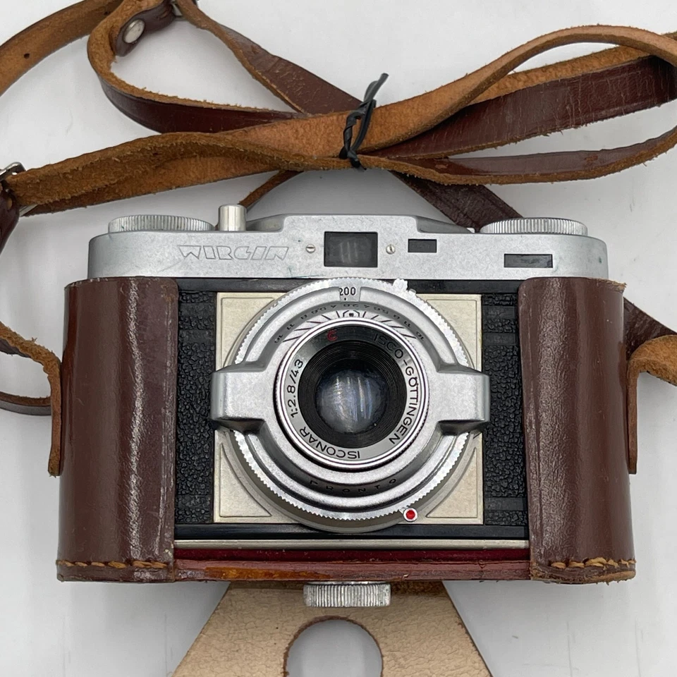 VINTAGE GERMANY WIRGIN EDIXA 35mm SLR CAMERA With CASE Dry Fired - Untested - image 2 of 4